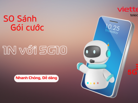 So Sánh Gói 1N Viettel và 5G10 Viettel: Gói Cước 10.000đ/Ngày Nào Tốt Hơn?
