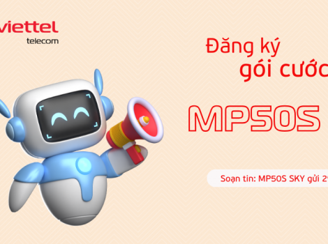 Gói MP50S Viettel: 400 Phút Gọi , Chỉ 50K/Tháng
