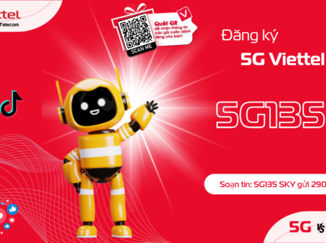 Đăng Ký 5G Viettel – Gói 5G135 Chỉ 135K, 4GB/Ngày