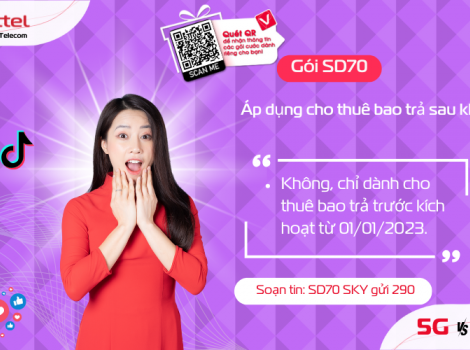 Cách Đăng Ký Gói Cước SD70 Viettel: 30GB Tốc Độ Cao Chỉ 70K/Tháng
