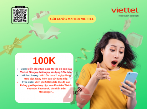 Hướng dẫn đăng ký gói MXH100 Viettel nhanh chóng, đơn giản nhất