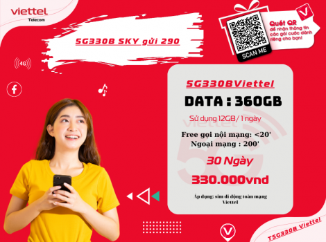 Gói Data 5G Viettel: Giá từ 30K/tháng, Dung Lượng Lên Đến 20GB/Ngày