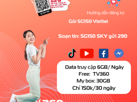 Gói 4G Viettel 5K 1 Ngày: 500MB Data Tốc Độ Cao, Chỉ 5.000đ