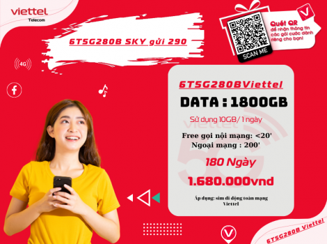 Gói Cước 5G Viettel Chu Kỳ 6 Tháng - Chi Phí Từ 810.000 VNĐ!