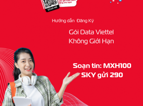 Gói 4G Viettel Tháng - Từ 135.000đ Nhận 150GB Data.